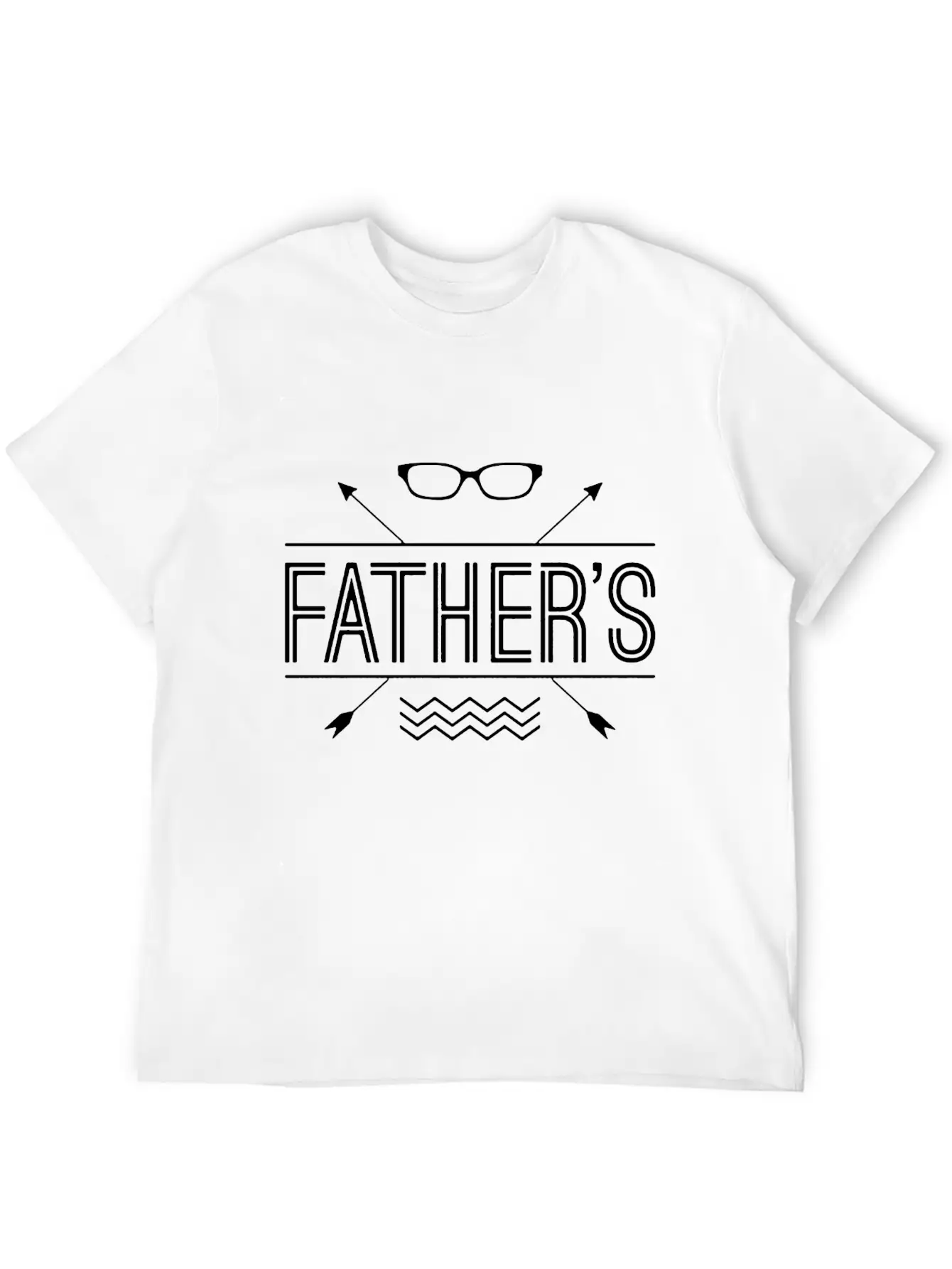 Geek Father Arrow Unisex Casual T-Shirt – Clean Design For Daily Comfort