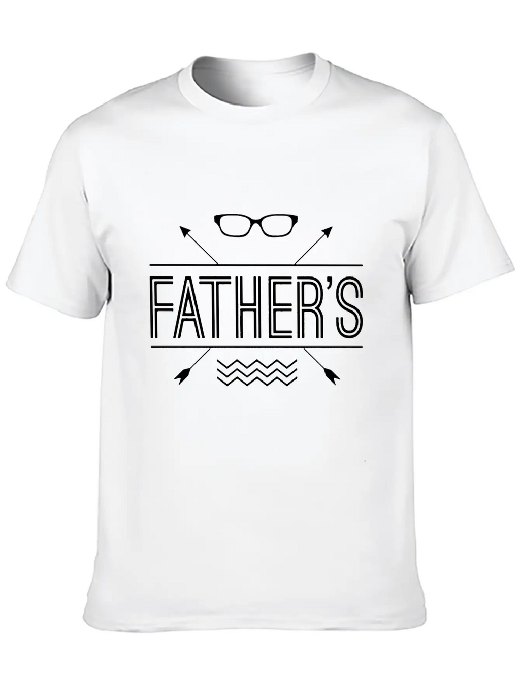 Geek Father Arrow Unisex Casual T-Shirt – Clean Design For Daily Comfort