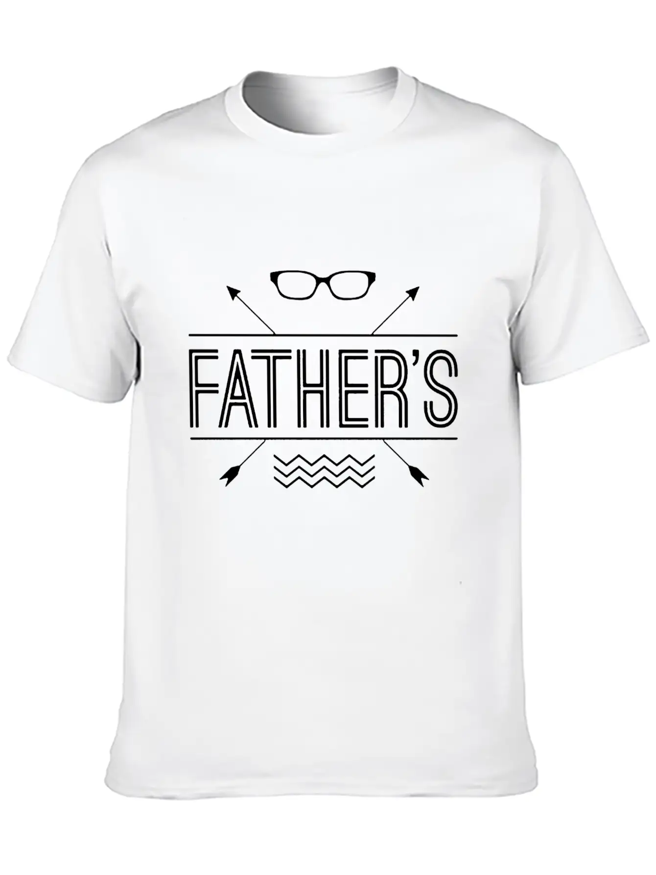 Geek Father Arrow Unisex Casual T-Shirt – Clean Design For Daily Comfort