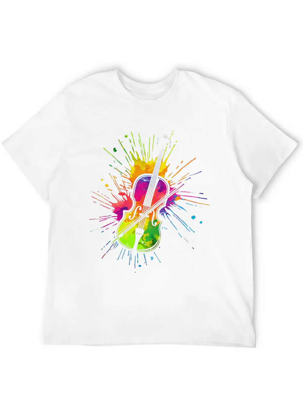 Geiger, Violin, Play Violin Essential Unisex Summer Tee – Soft Cotton Casual Fit