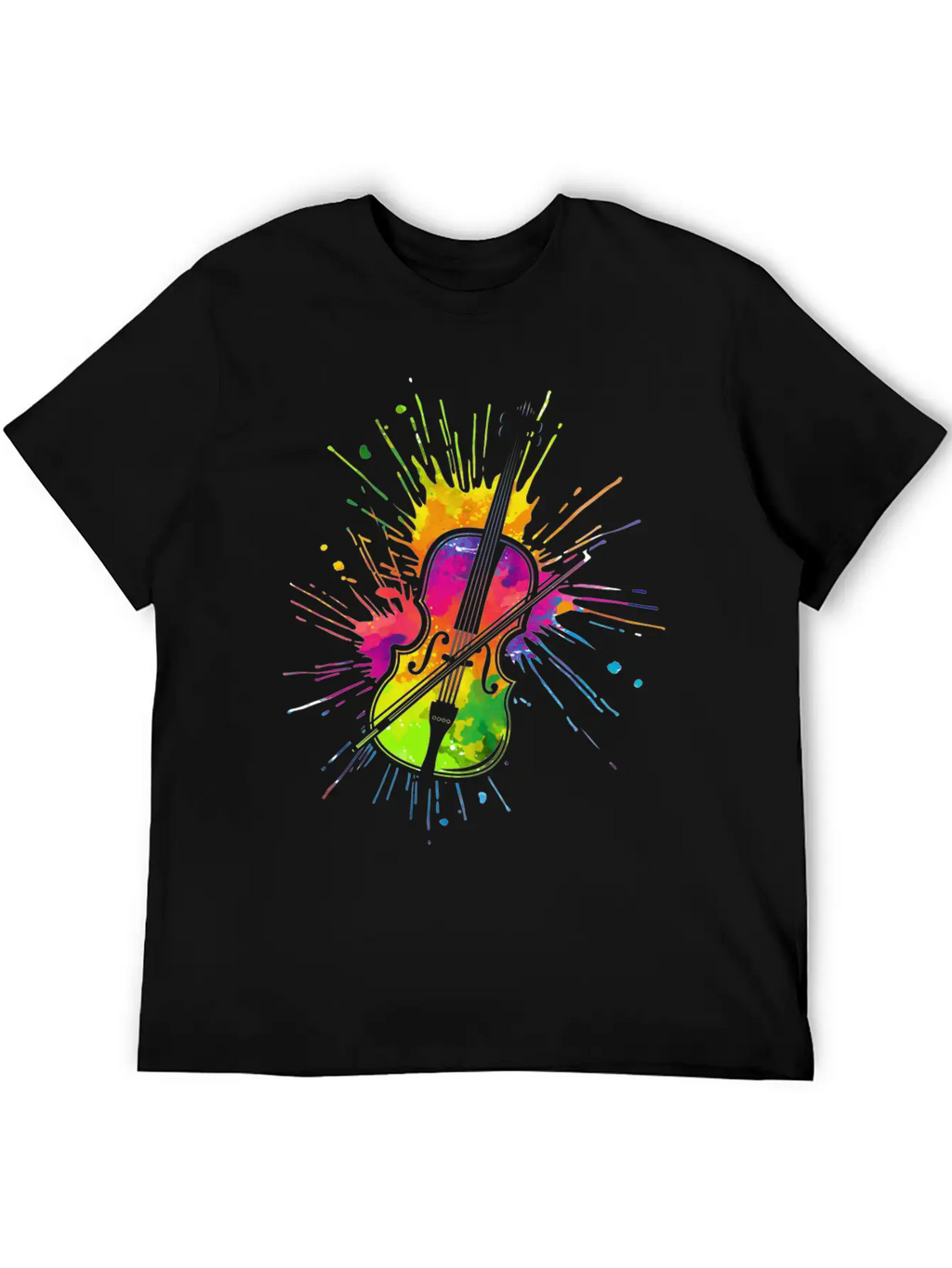 Geiger, Violin, Play Violin Essential Unisex Summer Tee – Soft Cotton Casual Fit