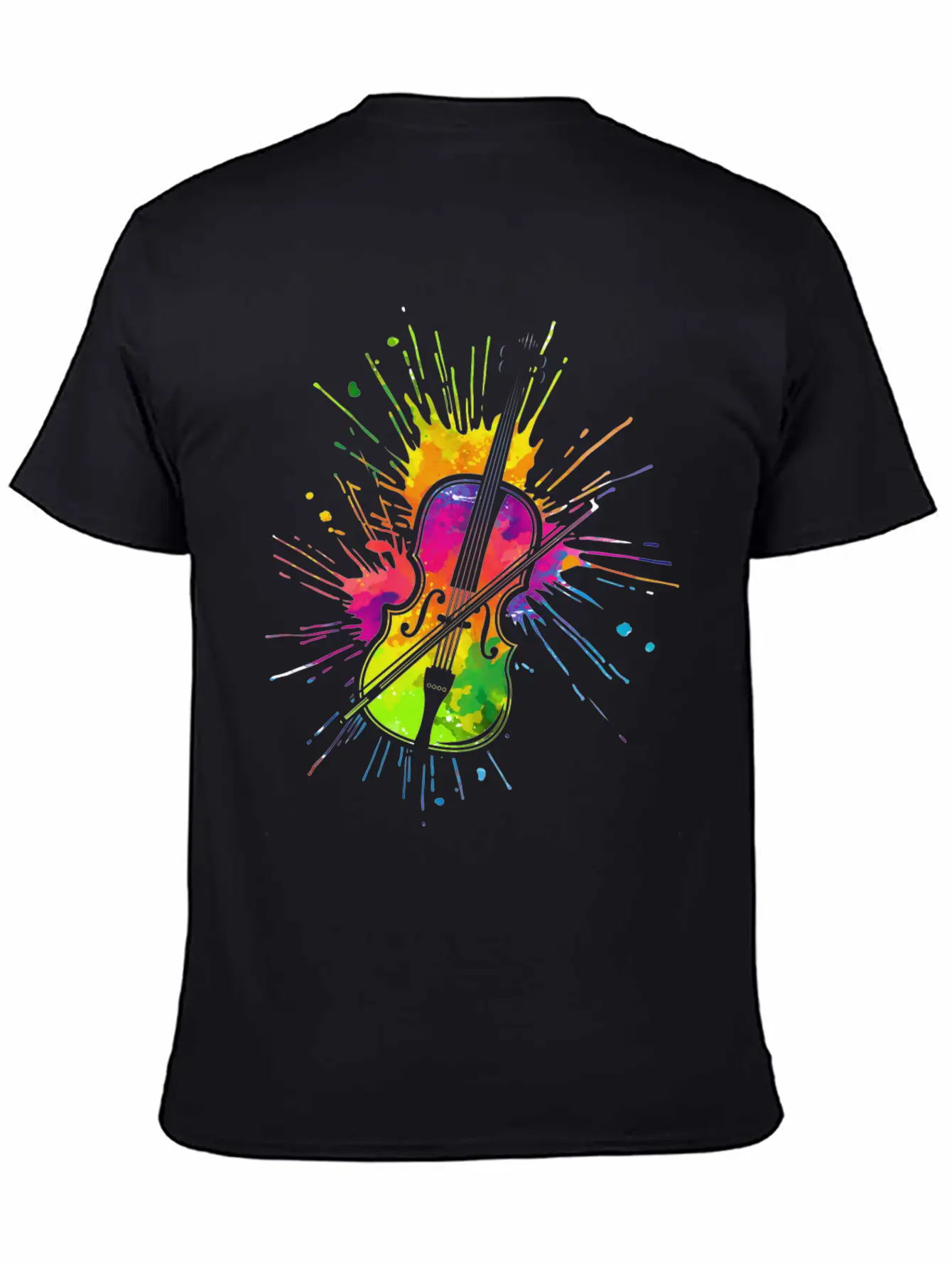 Geiger, Violin, Play Violin Essential Unisex Summer Tee – Soft Cotton Casual Fit