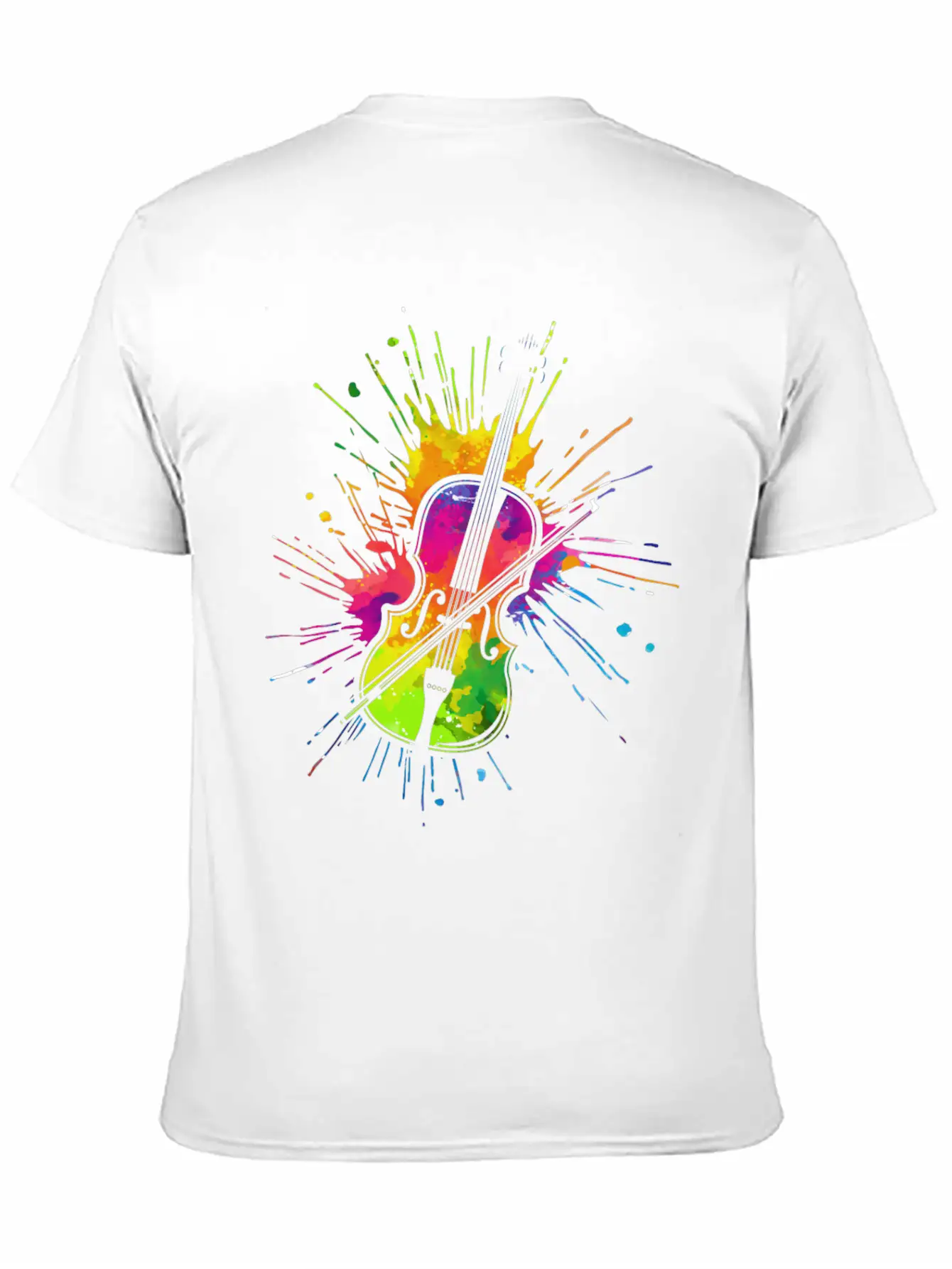Geiger, Violin, Play Violin Essential Unisex Summer Tee – Soft Cotton Casual Fit