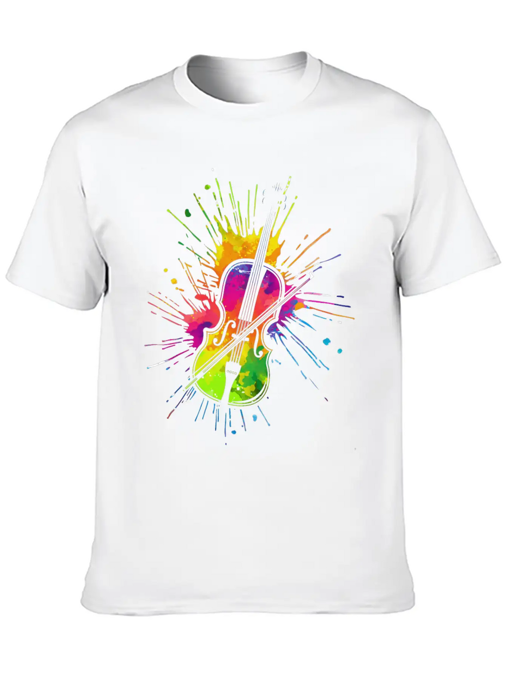 Geiger, Violin, Play Violin Essential Unisex Summer Tee – Soft Cotton Casual Fit