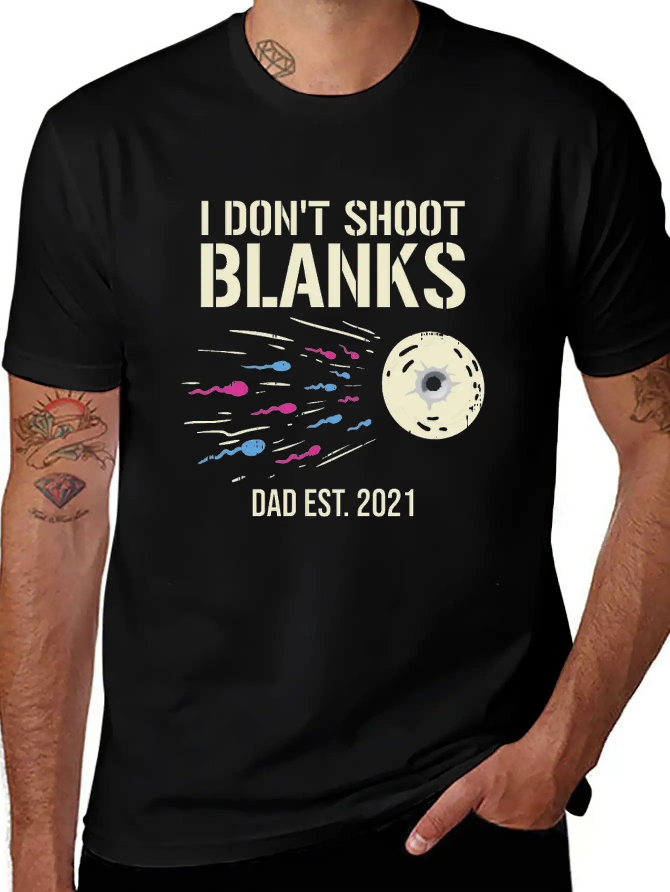 Gender, Reveal, Baby, Funny, Announcement, Shoot,g Unisex Casual T-Shirt – Clean Design For Daily Comfort