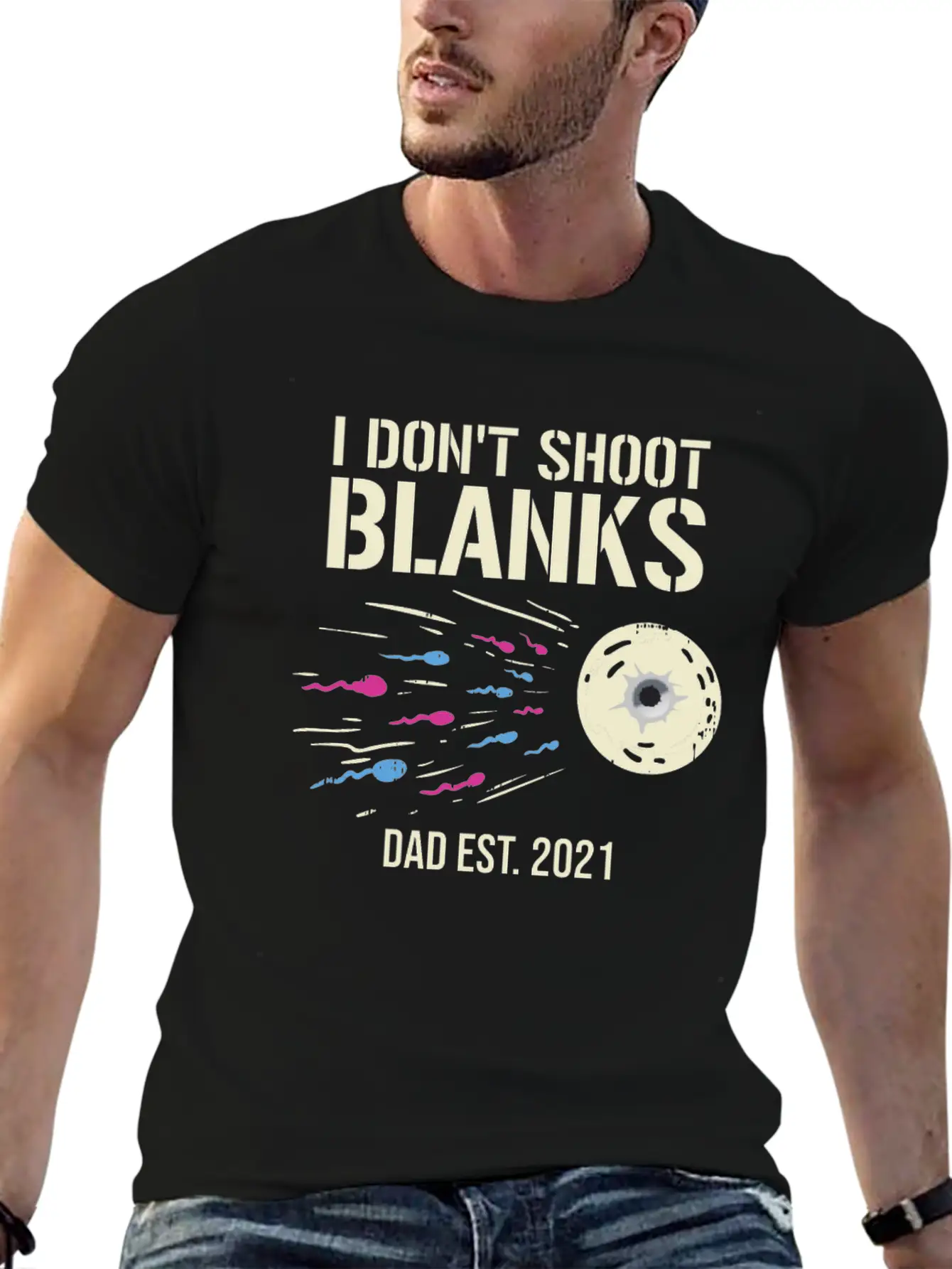 Gender, Reveal, Baby, Funny, Announcement, Shoot,g Unisex Casual T-Shirt – Clean Design For Daily Comfort