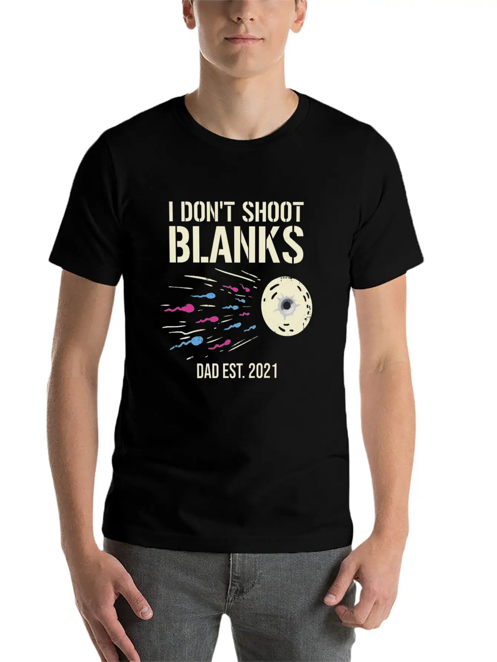 Gender, Reveal, Baby, Funny, Announcement, Shoot,g Unisex Casual T-Shirt – Clean Design For Daily Comfort