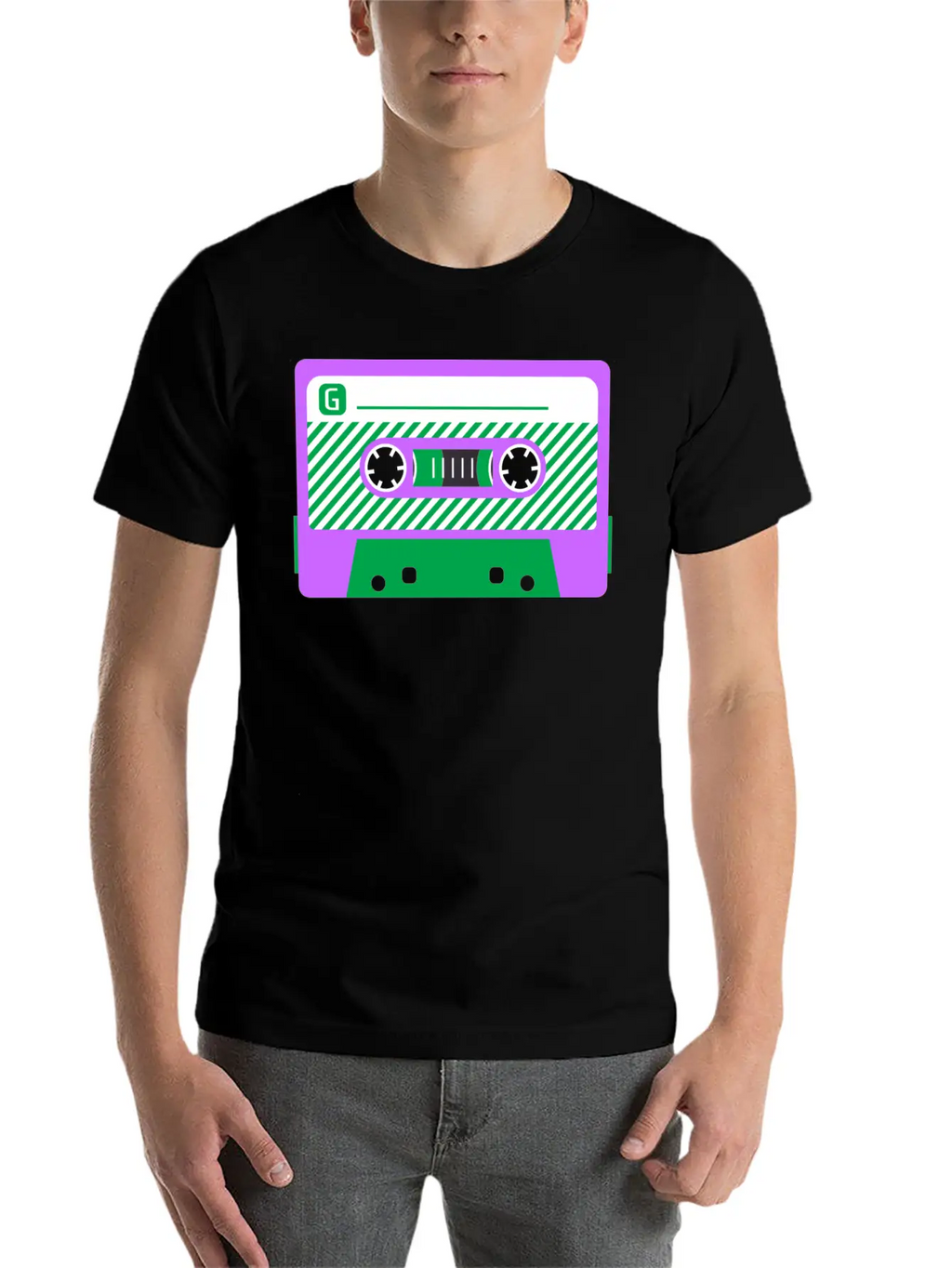 Genderqueer Pride Mixtape Basic Graphic T-Shirt – Daily Comfort In Soft Cotton