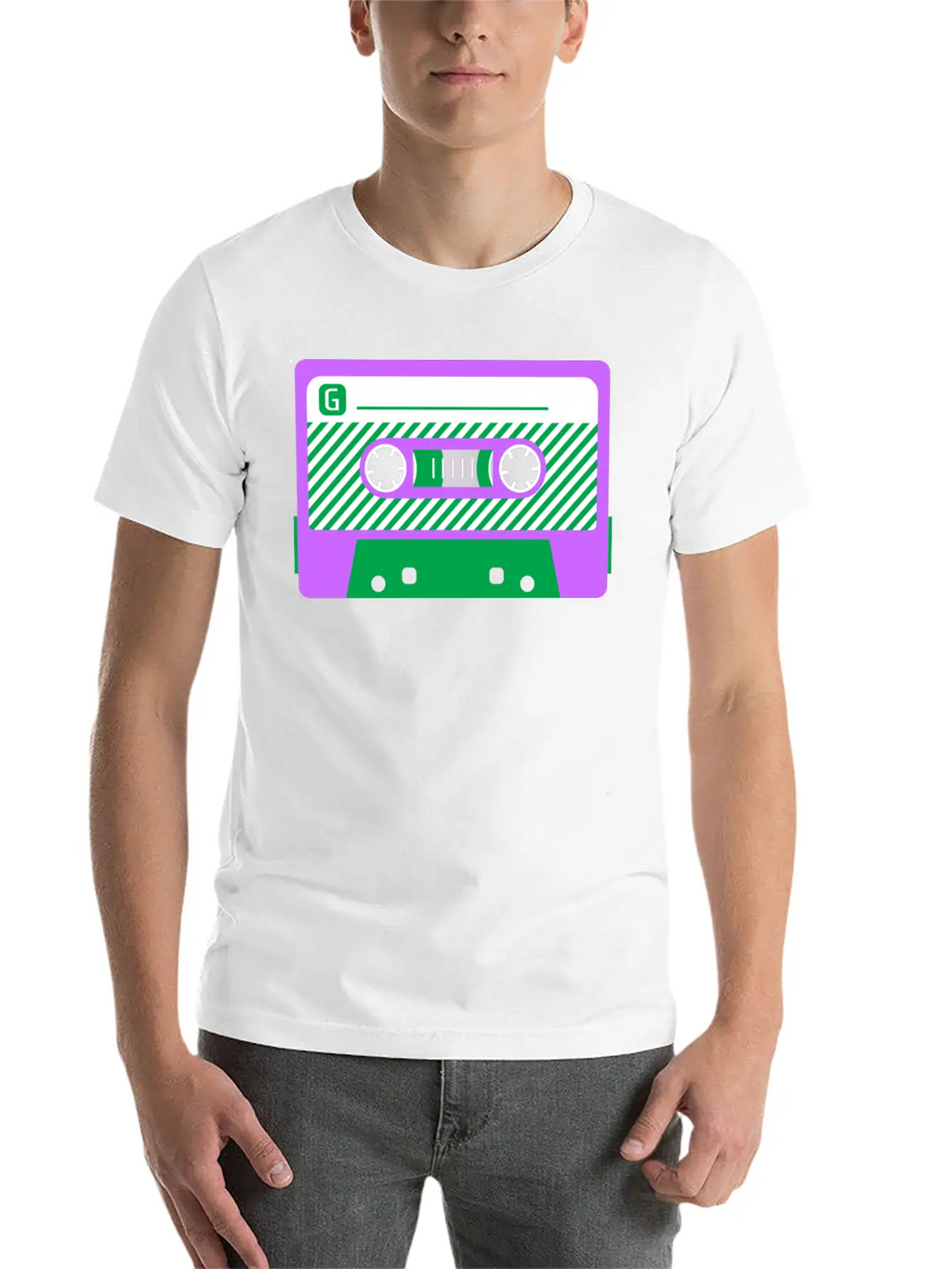 Genderqueer Pride Mixtape Basic Graphic T-Shirt – Daily Comfort In Soft Cotton