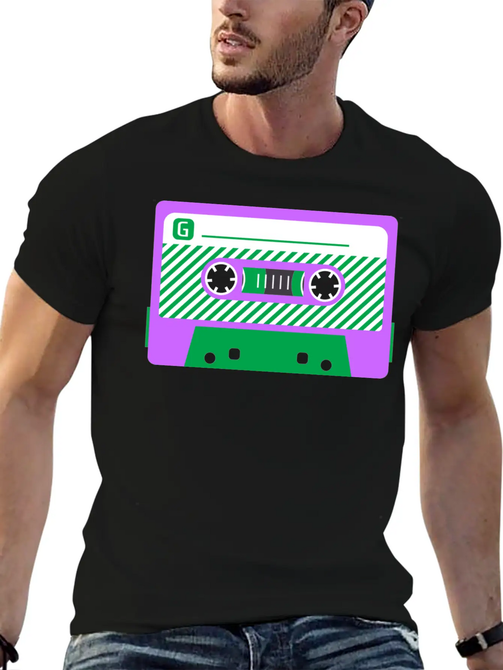 Genderqueer Pride Mixtape Basic Graphic T-Shirt – Daily Comfort In Soft Cotton