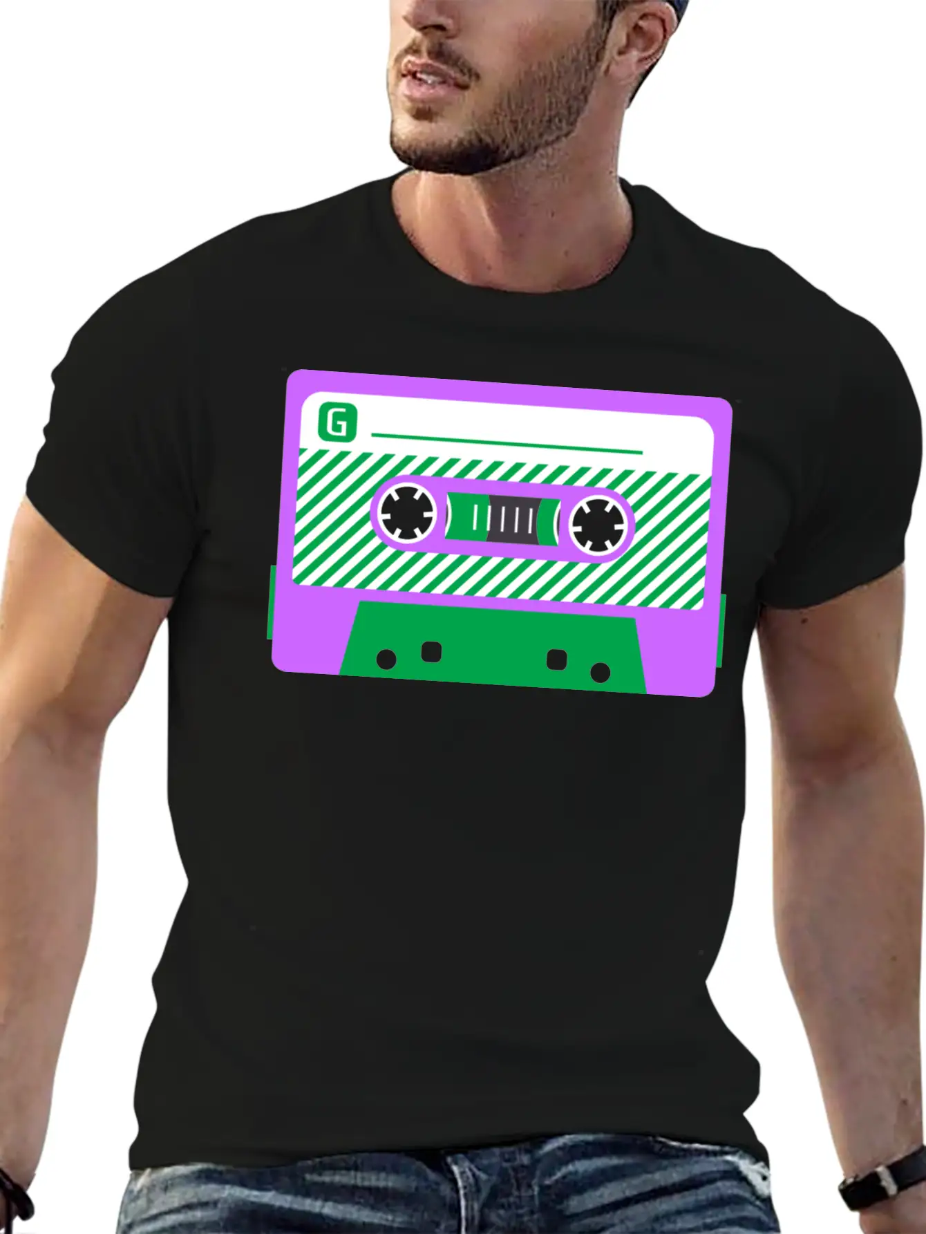Genderqueer Pride Mixtape Basic Graphic T-Shirt – Daily Comfort In Soft Cotton