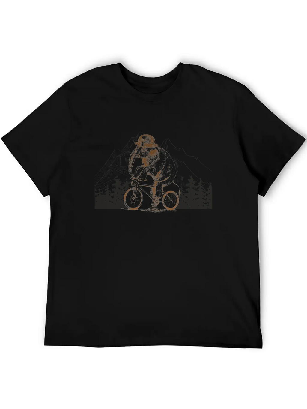 Gentleman Elephant Cycling Essential Cotton Tee For Daily Outfits – Unisex Style