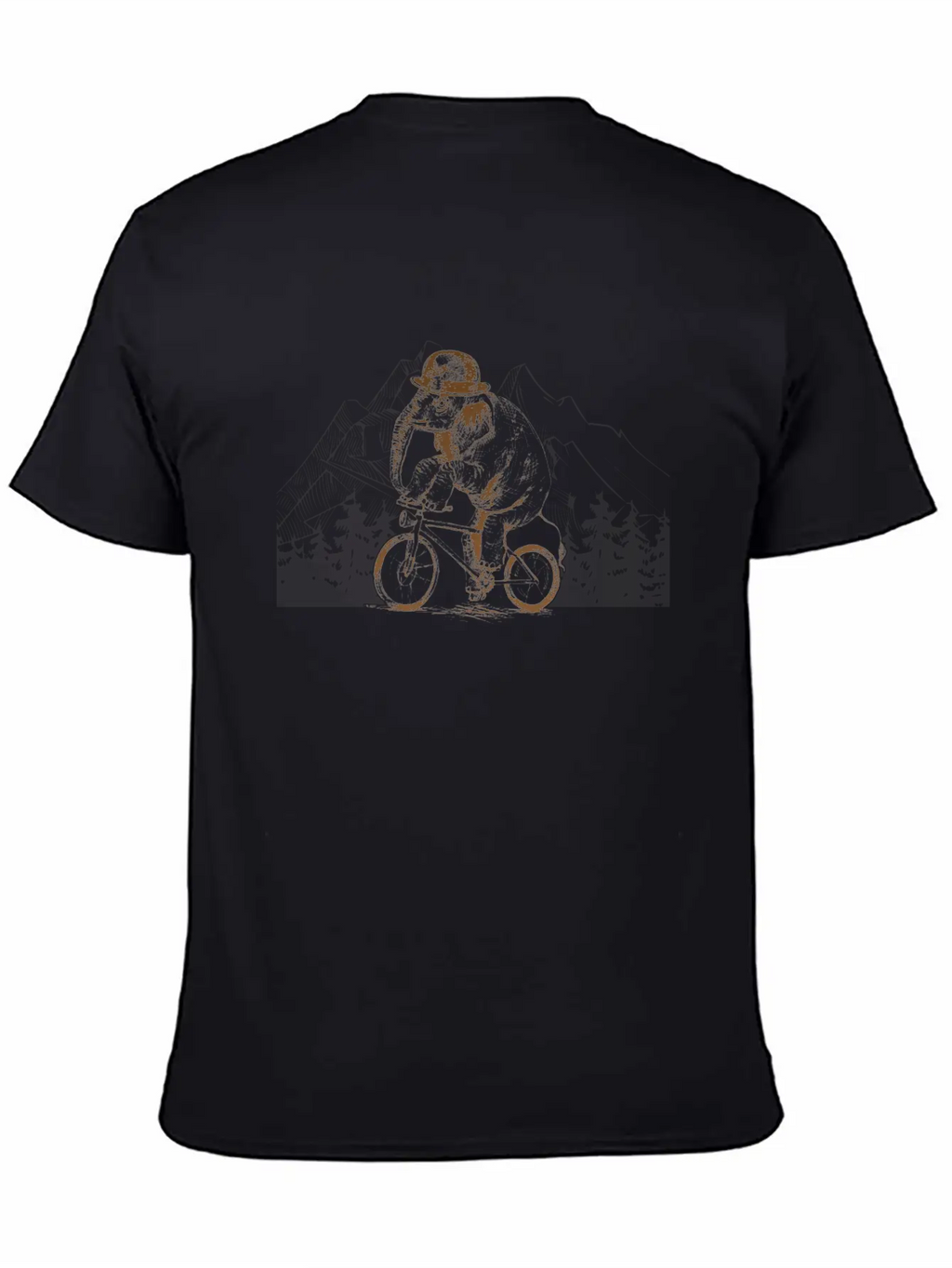 Gentleman Elephant Cycling Essential Cotton Tee For Daily Outfits – Unisex Style