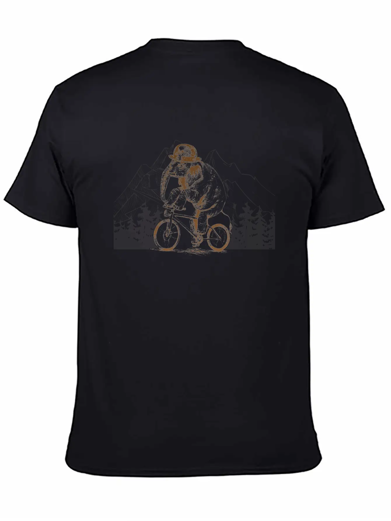 Gentleman Elephant Cycling Essential Cotton Tee For Daily Outfits – Unisex Style