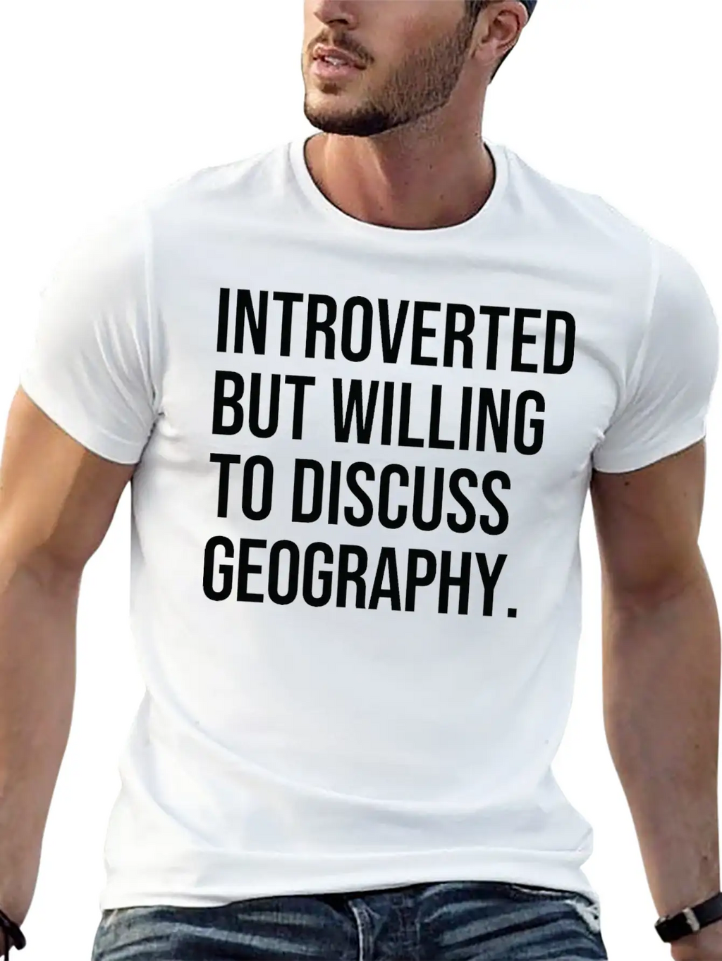 Geography Funny Introverted Geographer Saying Classic Cotton Tee – Unisex Comfort For Any Season