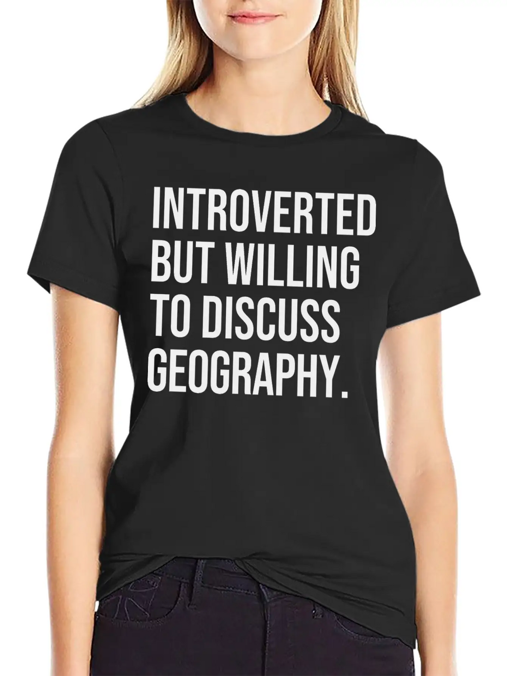 Geography Funny Introverted Geographer Saying Classic Cotton Tee – Unisex Comfort For Any Season