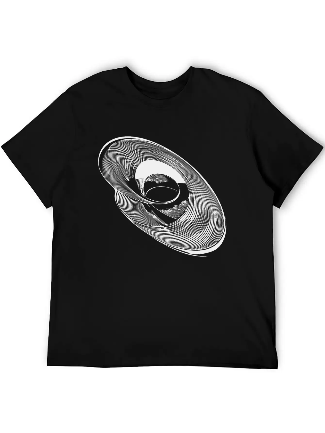 Geometric Circle Ellipses Parabolas Lines Timeless Short Sleeve Tee – Comfy And Minimalist Design