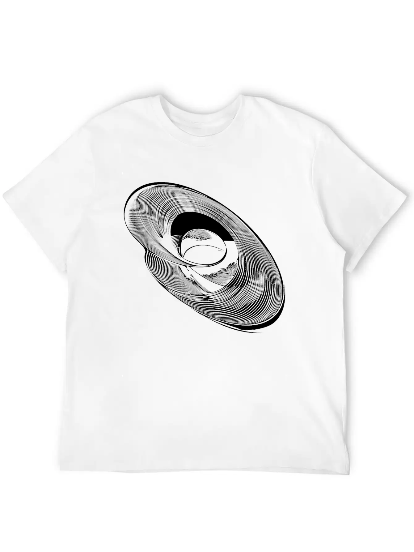 Geometric Circle Ellipses Parabolas Lines Timeless Short Sleeve Tee – Comfy And Minimalist Design
