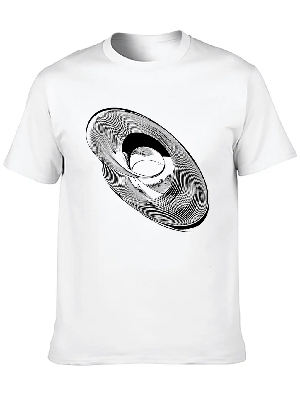 Geometric Circle Ellipses Parabolas Lines Timeless Short Sleeve Tee – Comfy And Minimalist Design