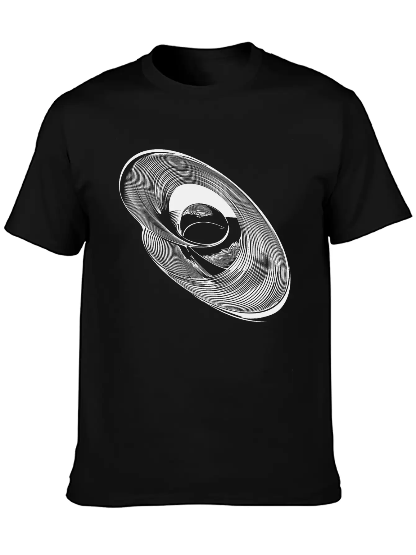 Geometric Circle Ellipses Parabolas Lines Timeless Short Sleeve Tee – Comfy And Minimalist Design