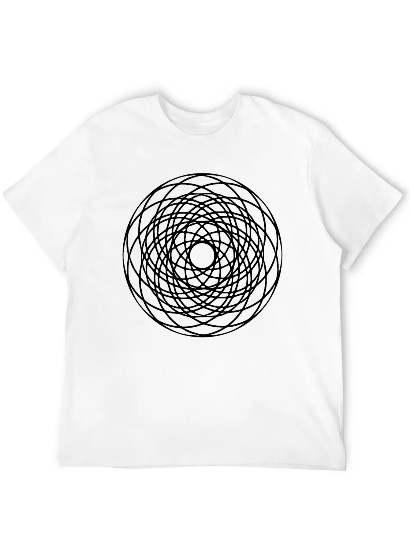 Geometric Circle Mandala Basic Graphic T-Shirt – Daily Comfort In Soft Cotton