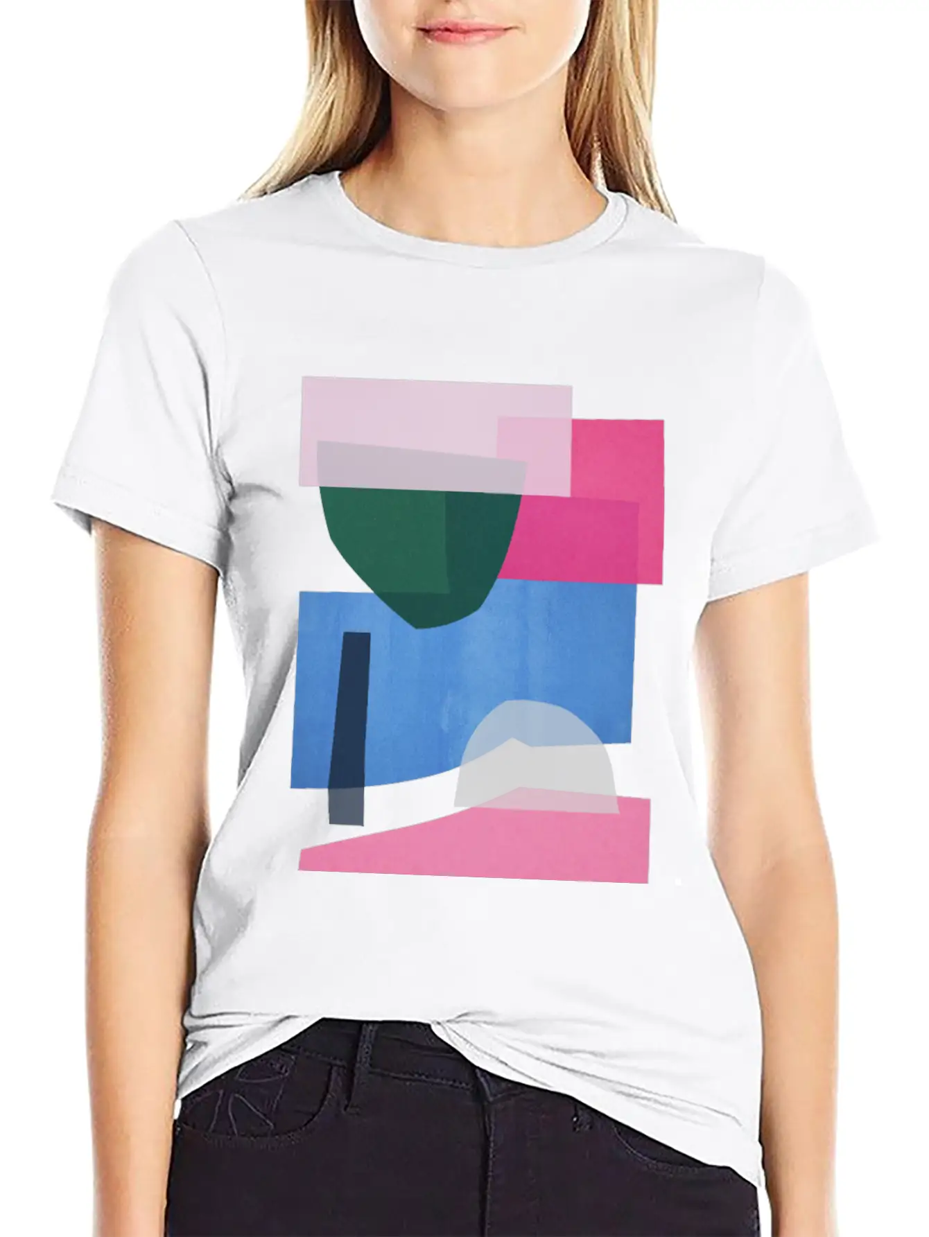 Geometric Collage 10 Stylish Everyday T-Shirt – Unisex Basic Cotton Tee