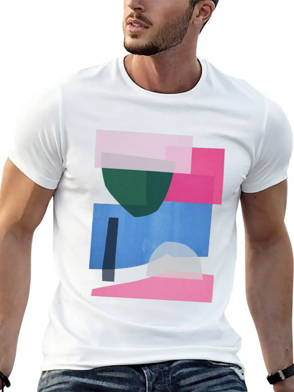 Geometric Collage 10 Stylish Everyday T-Shirt – Unisex Basic Cotton Tee