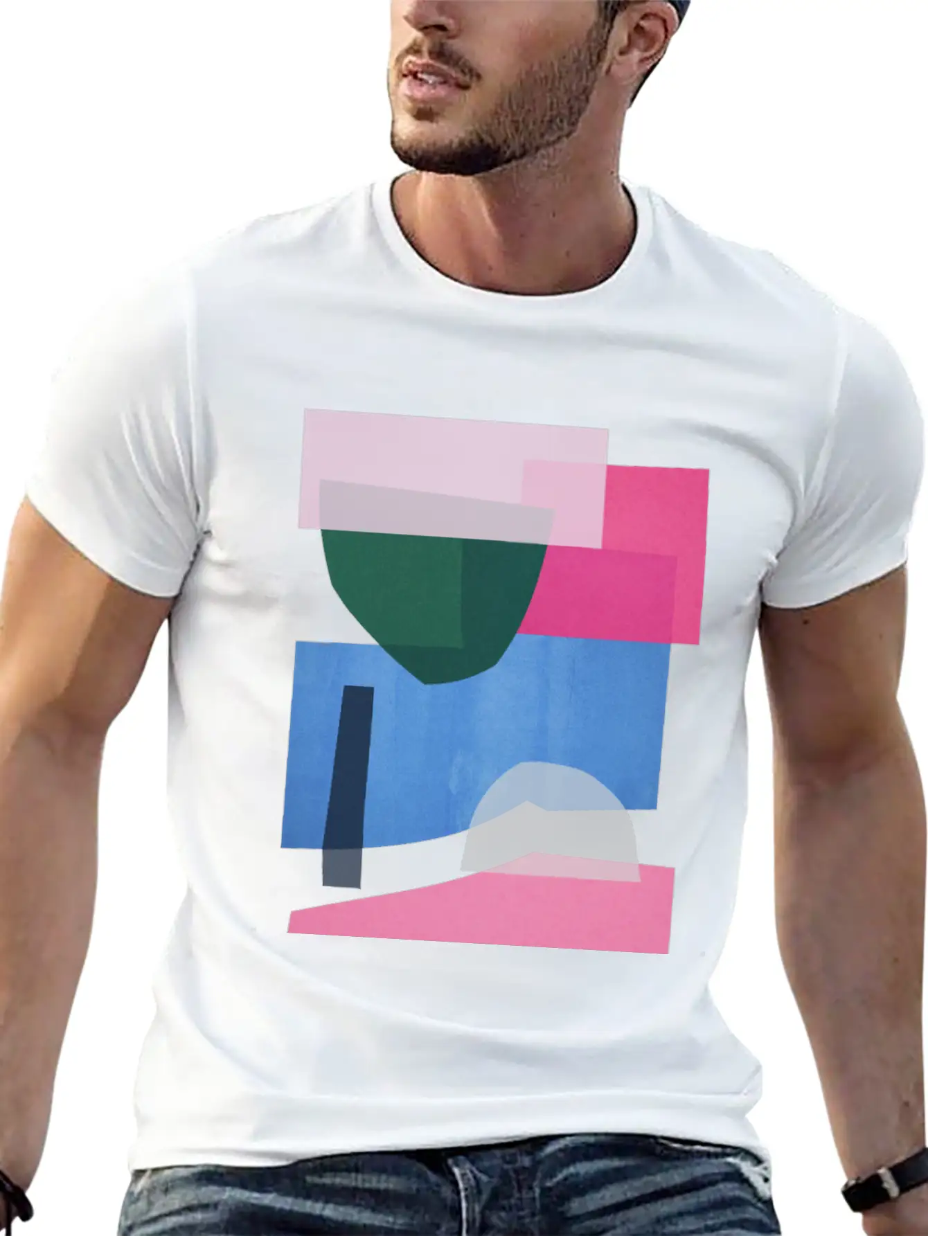 Geometric Collage 10 Stylish Everyday T-Shirt – Unisex Basic Cotton Tee