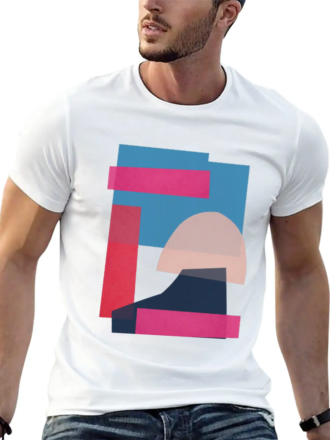 Geometric Collage 11 Breathable Graphic T-Shirt – Perfect For Casual Days