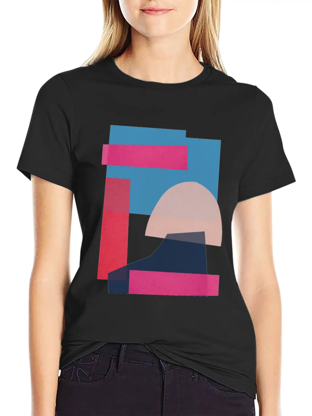 Geometric Collage 11 Breathable Graphic T-Shirt – Perfect For Casual Days