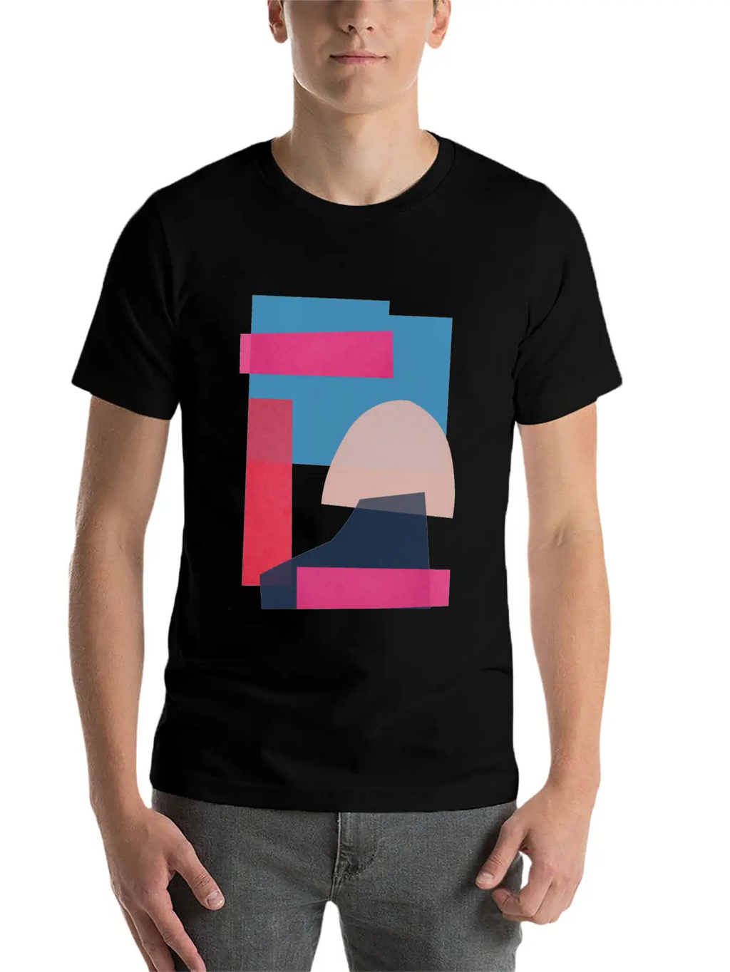 Geometric Collage 11 Breathable Graphic T-Shirt – Perfect For Casual Days