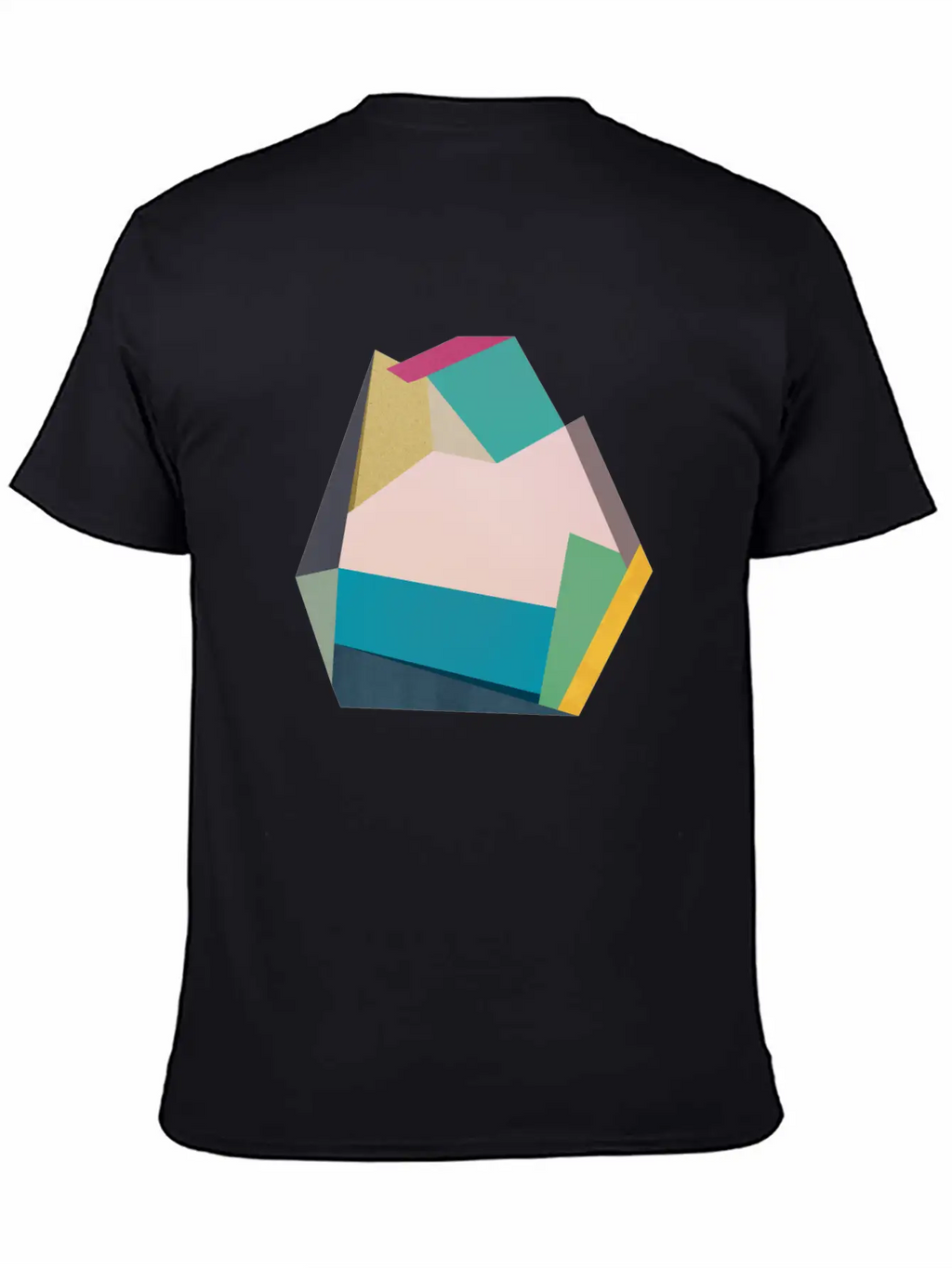Geometric Collage 14 Classic Cotton Tee – Unisex Comfort For Any Season