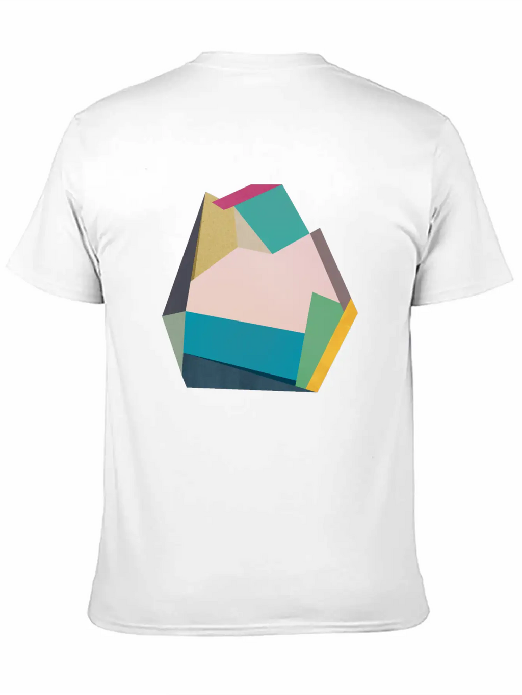 Geometric Collage 14 Classic Cotton Tee – Unisex Comfort For Any Season