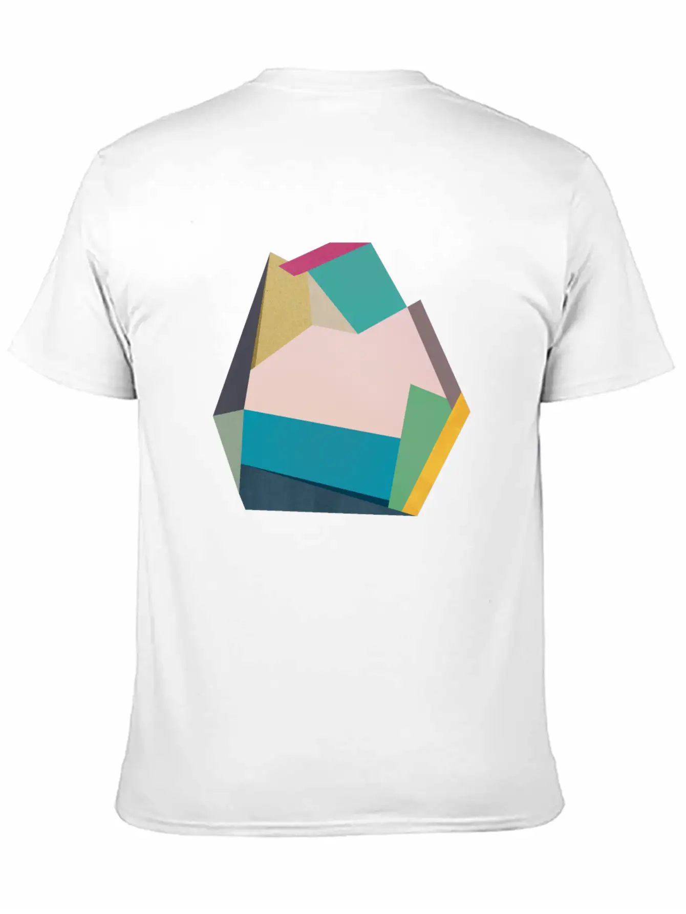 Geometric Collage 14 Classic Cotton Tee – Unisex Comfort For Any Season