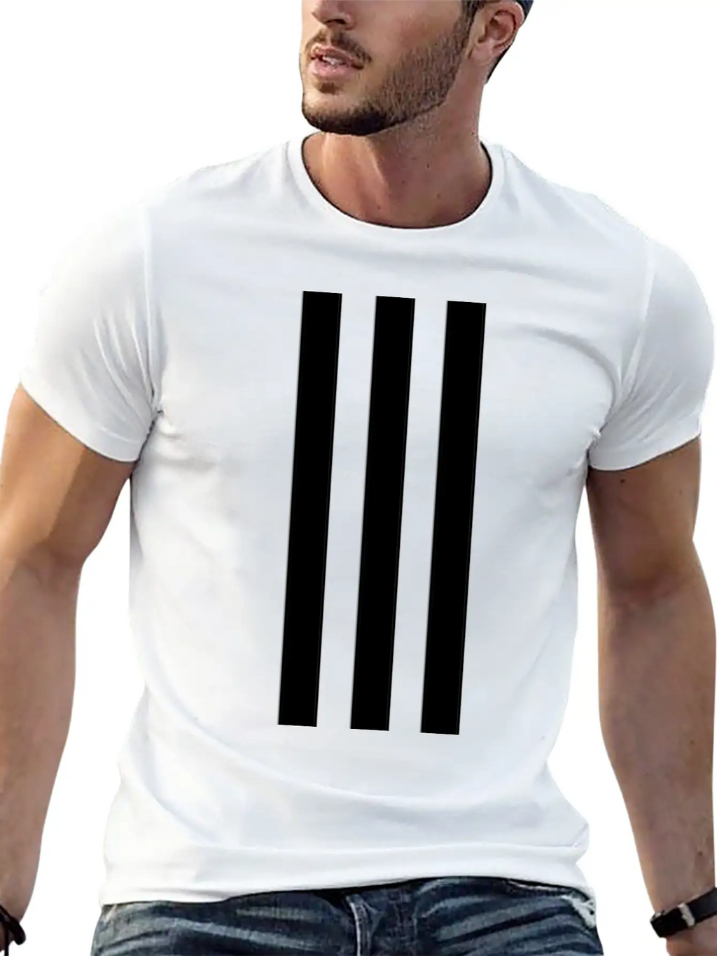 Geometric Design Classic Cotton Tee – Unisex Comfort For Any Season