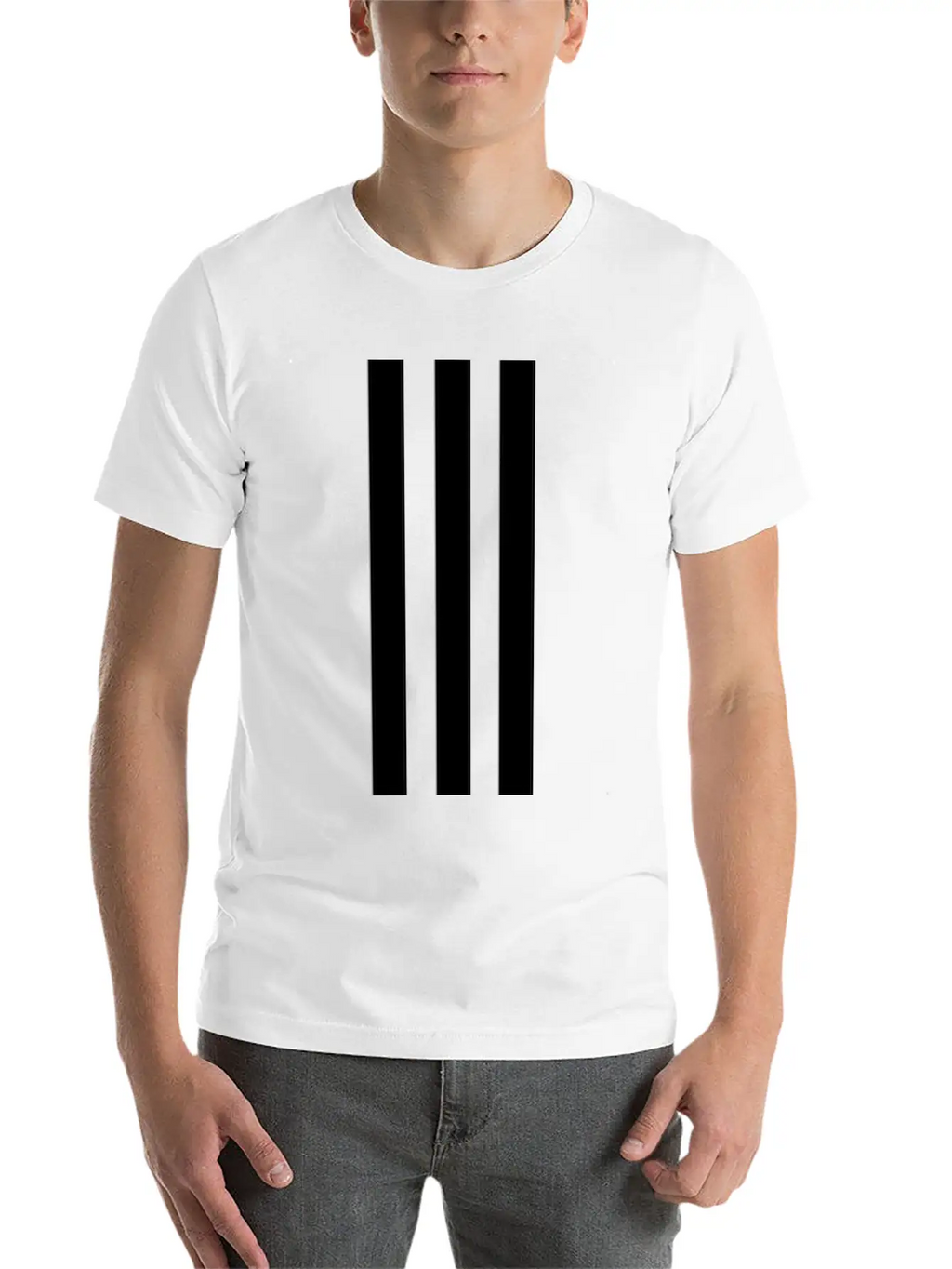 Geometric Design Classic Cotton Tee – Unisex Comfort For Any Season