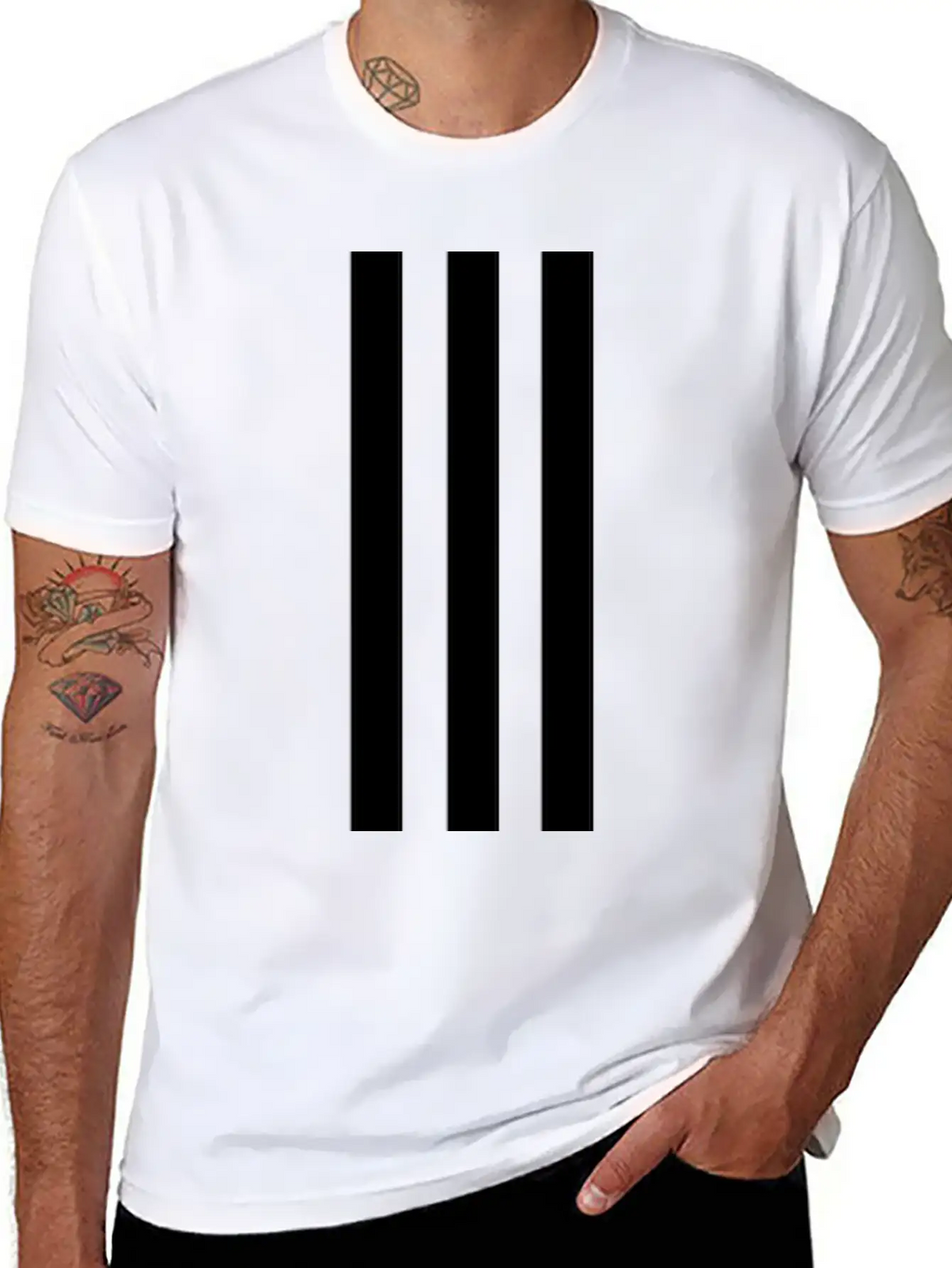 Geometric Design Classic Cotton Tee – Unisex Comfort For Any Season