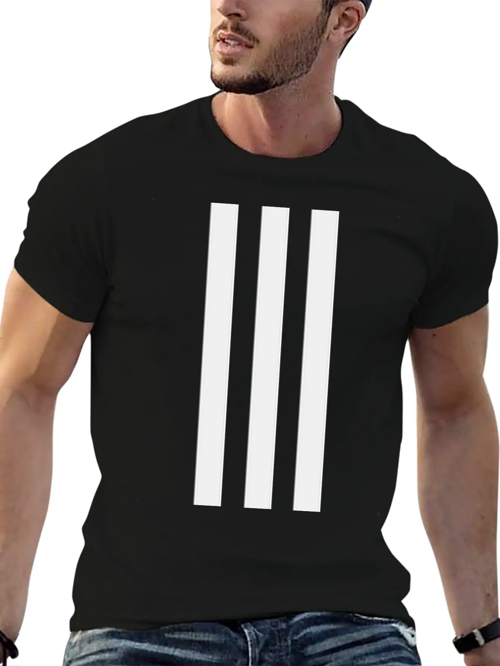 Geometric Design Classic Cotton Tee – Unisex Comfort For Any Season
