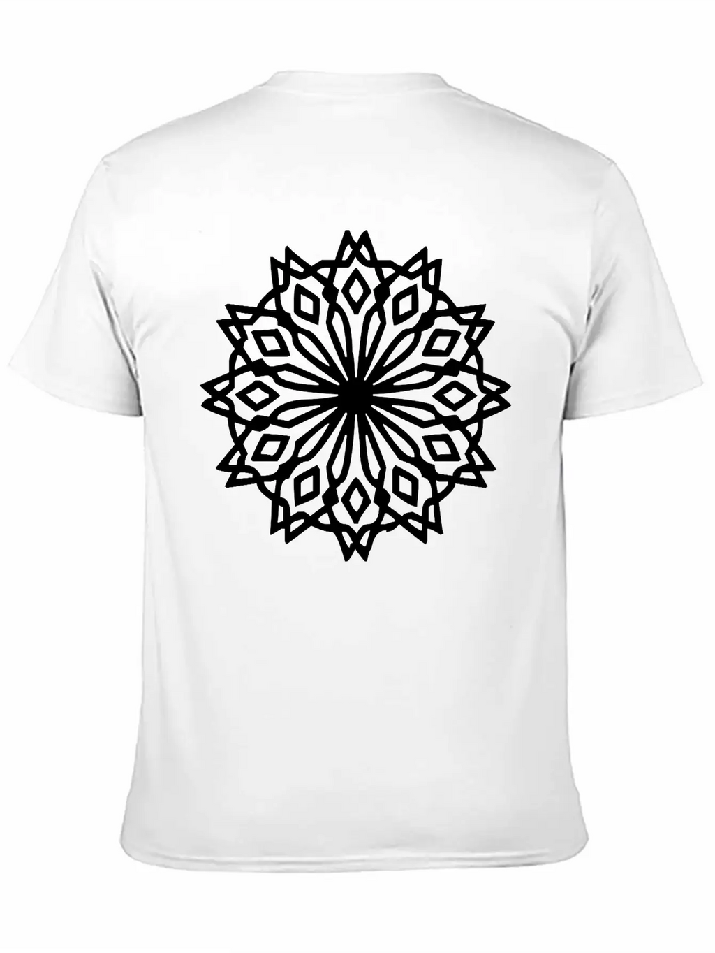 Geometric Design Stylish Everyday T-Shirt – Unisex Basic Cotton Tee
