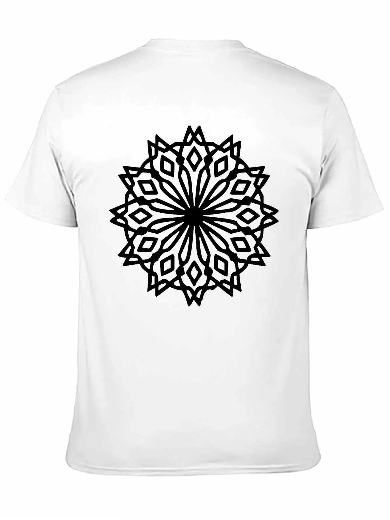 Geometric Design Stylish Everyday T-Shirt – Unisex Basic Cotton Tee