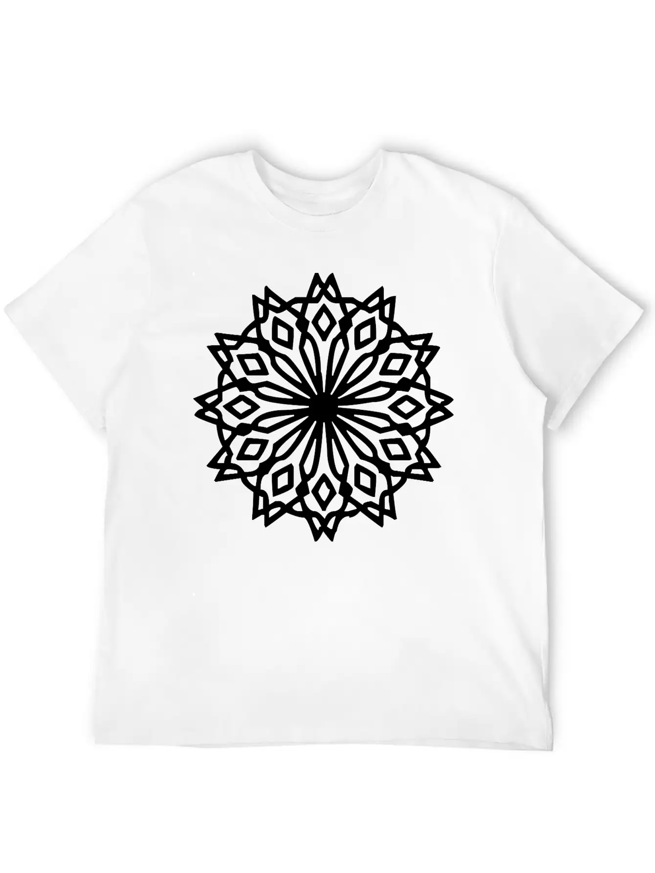 Geometric Design Stylish Everyday T-Shirt – Unisex Basic Cotton Tee