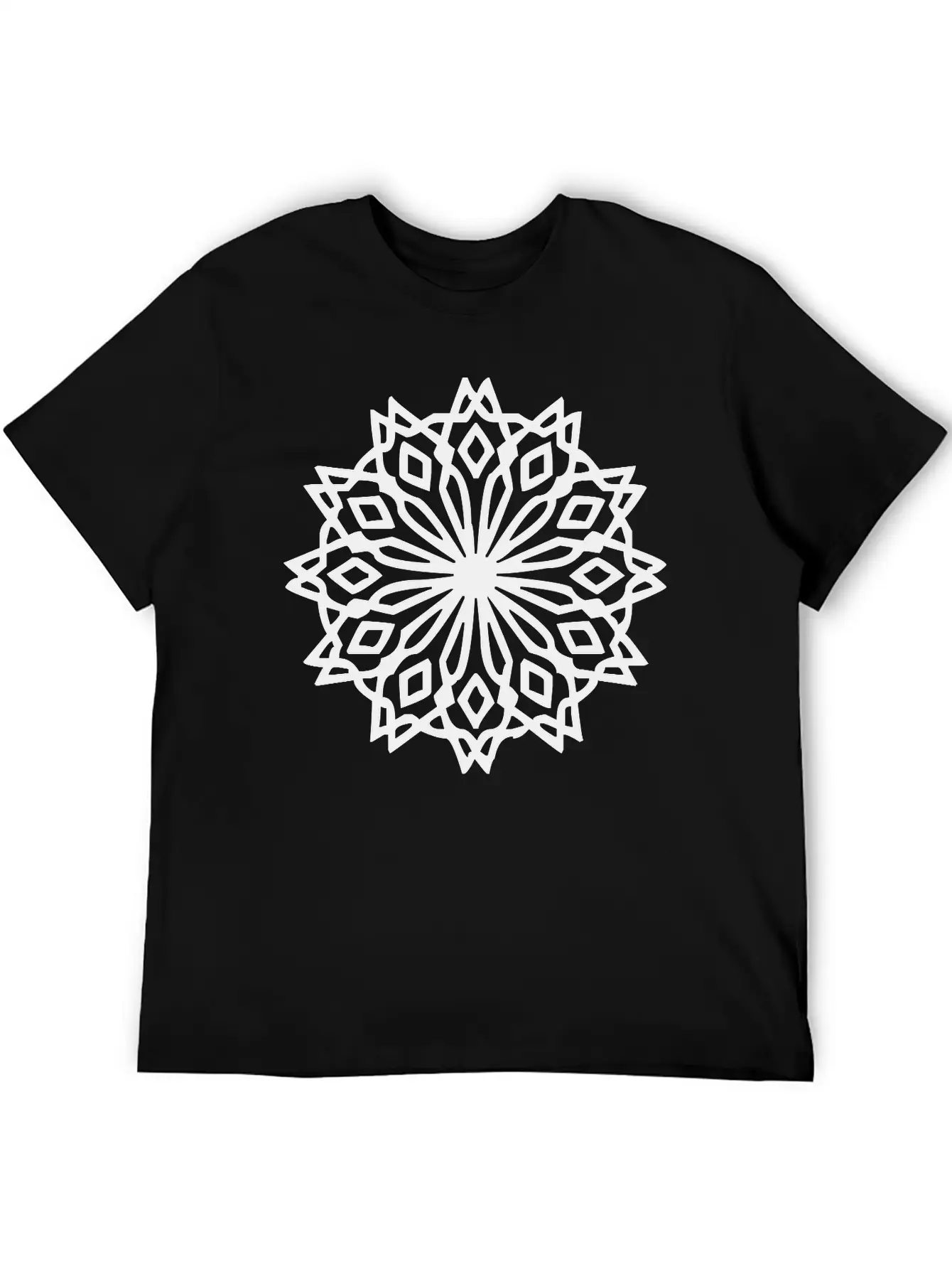 Geometric Design Stylish Everyday T-Shirt – Unisex Basic Cotton Tee
