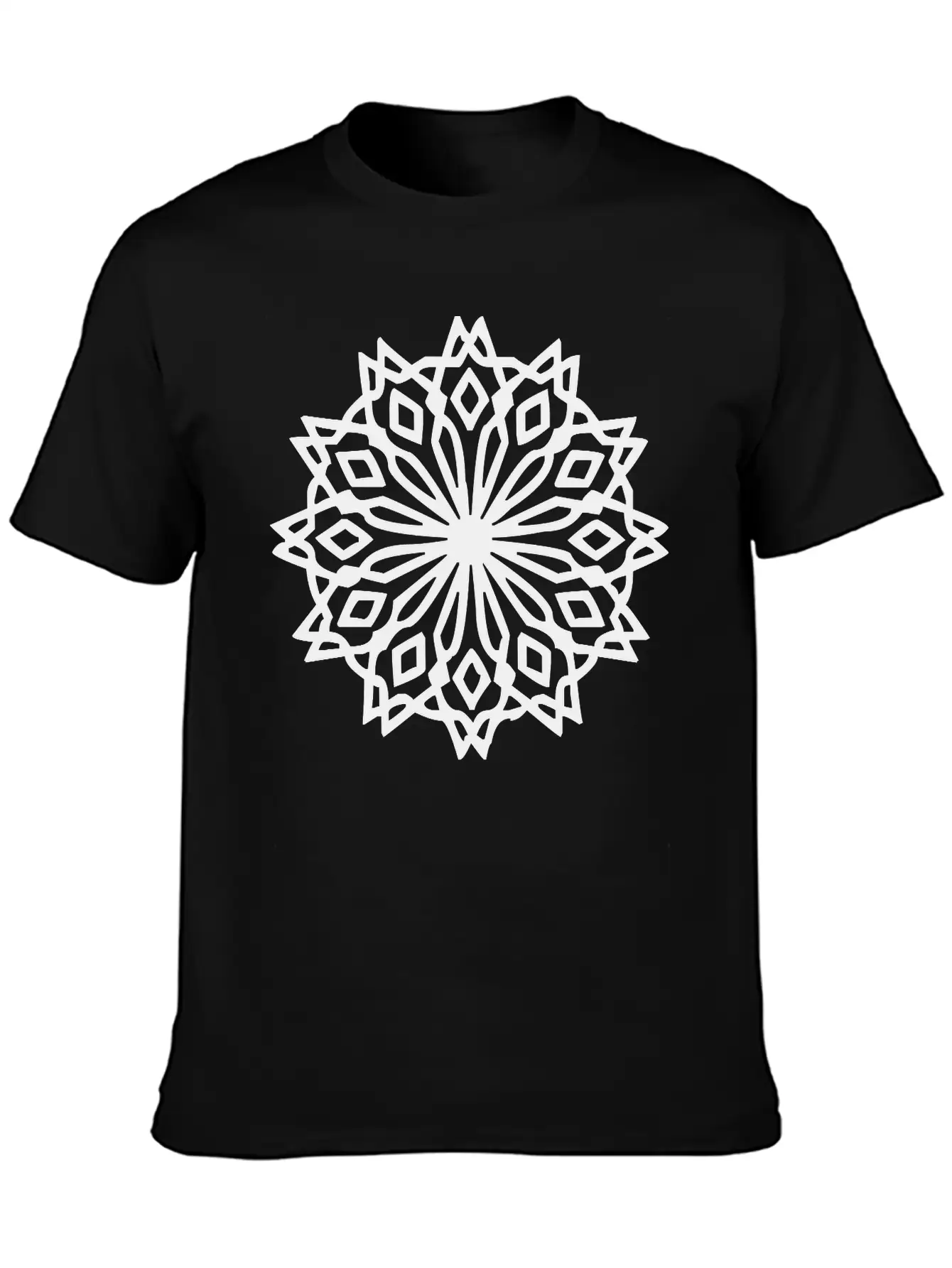 Geometric Design Stylish Everyday T-Shirt – Unisex Basic Cotton Tee