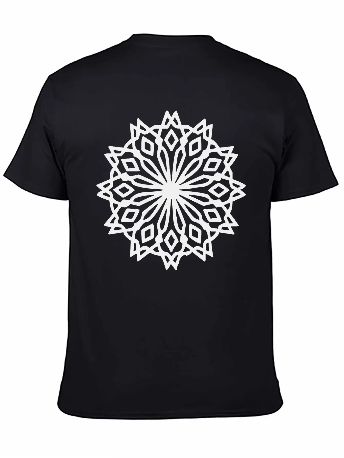 Geometric Design Stylish Everyday T-Shirt – Unisex Basic Cotton Tee