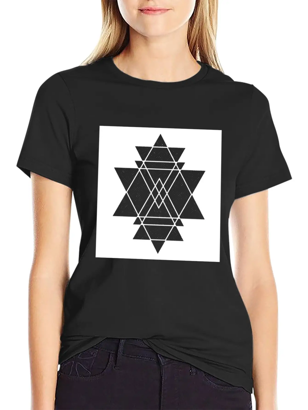 Geometric Geommetrisch Minimal Minimalistisch Hips Classic Cotton Tee – Unisex Comfort For Any Season