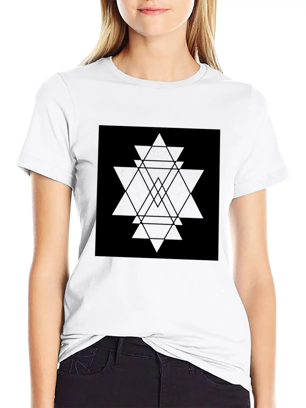 Geometric Geommetrisch Minimal Minimalistisch Hips Classic Cotton Tee – Unisex Comfort For Any Season