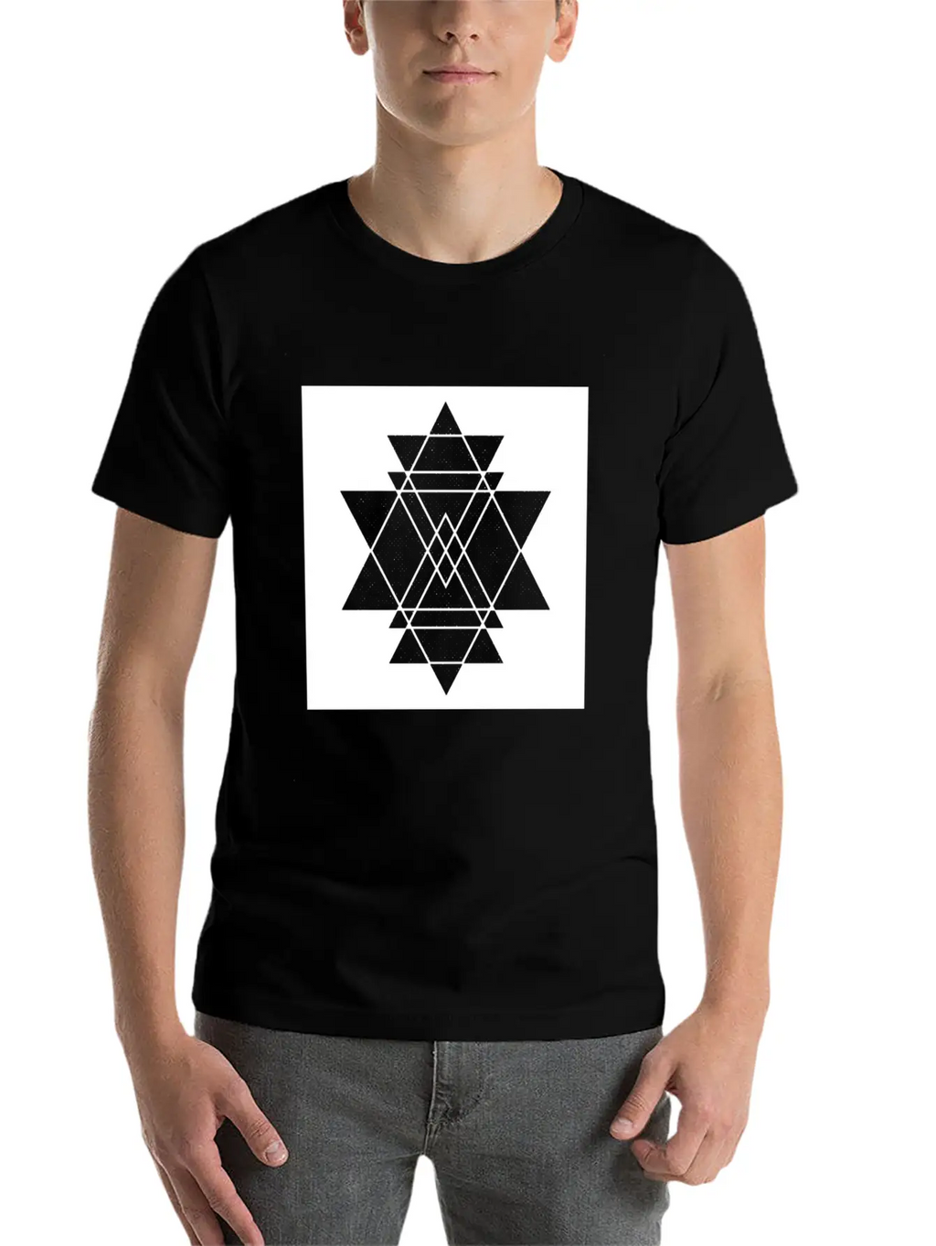 Geometric Geommetrisch Minimal Minimalistisch Hips Classic Cotton Tee – Unisex Comfort For Any Season