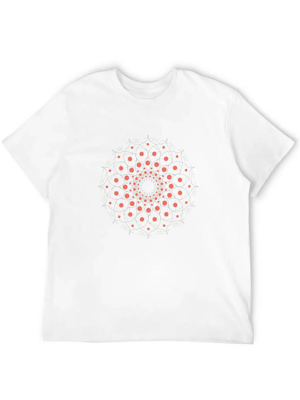 Geometric Mandala Timeless Short Sleeve Tee – Comfy And Minimalist Design