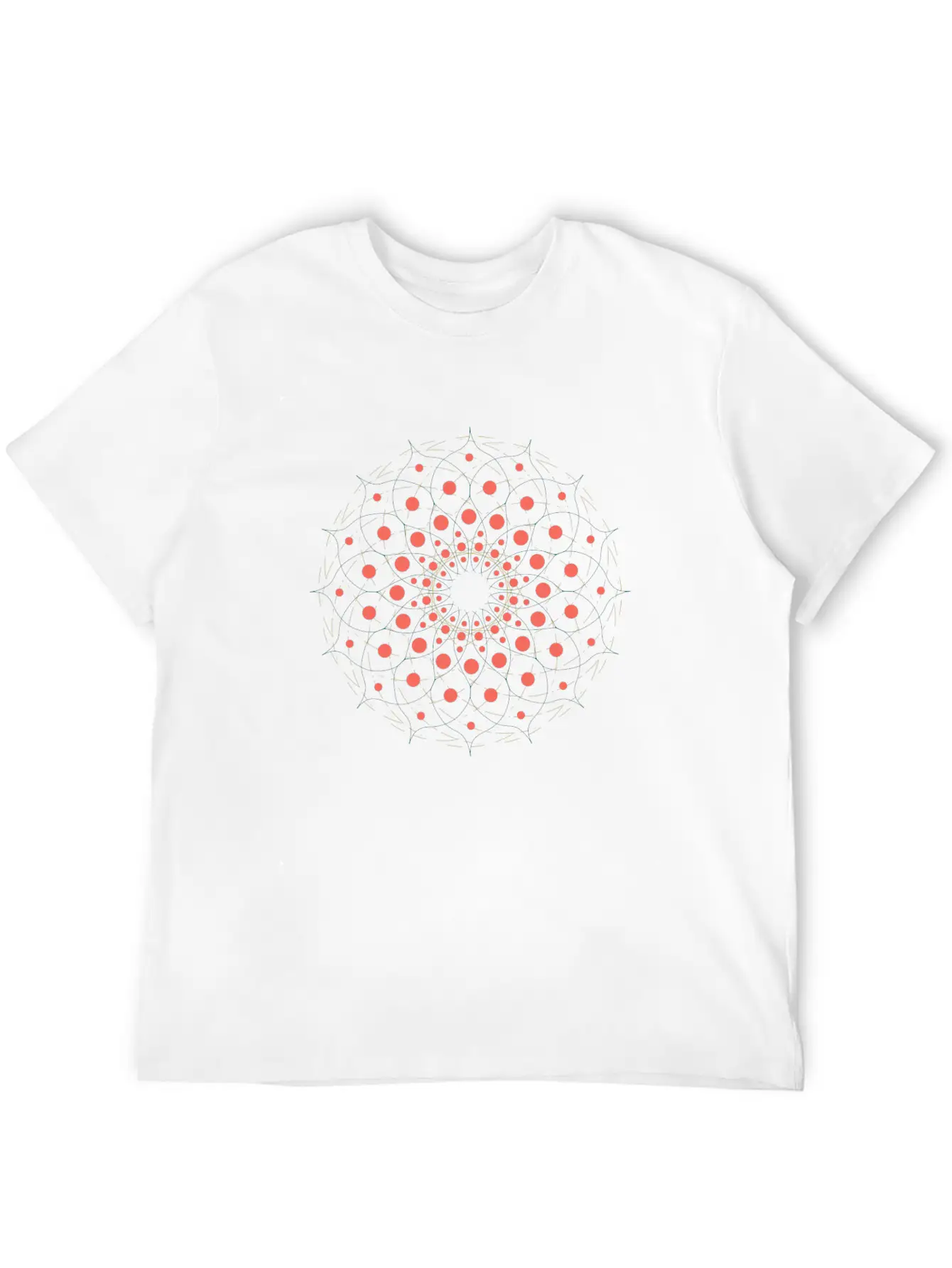 Geometric Mandala Timeless Short Sleeve Tee – Comfy And Minimalist Design