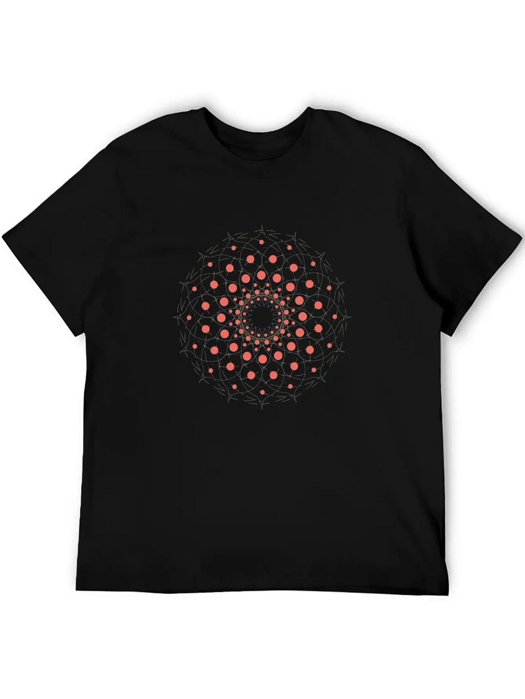 Geometric Mandala Timeless Short Sleeve Tee – Comfy And Minimalist Design